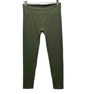 Fair Child Flat Front Cropped Leggings - Olive Green